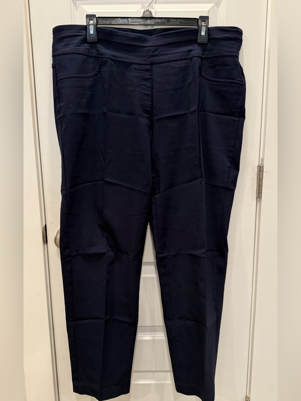 Ruby Rd. Navy Pull-On Chinos